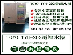TOYO TYH-202電解水機